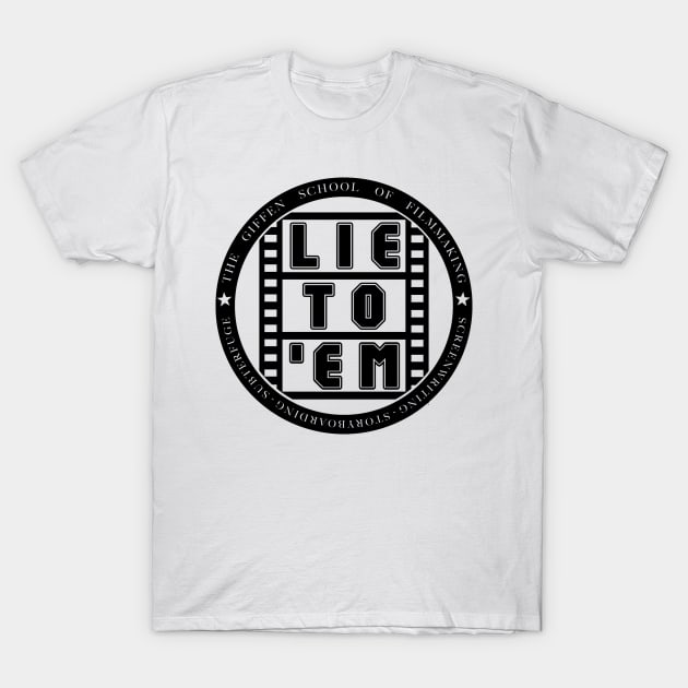 The Giffen School of Filmmaking Crest T-Shirt by Scary Stuff Podcast